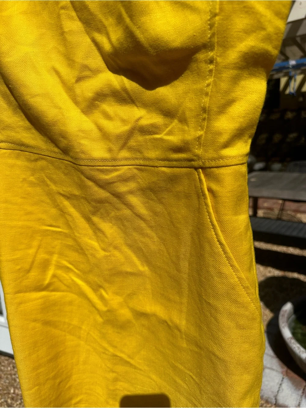 J. Crew Yellow Resume Cap Sleeve Sheath Dress